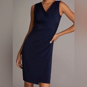 Le Chateau navy wrap dress size small